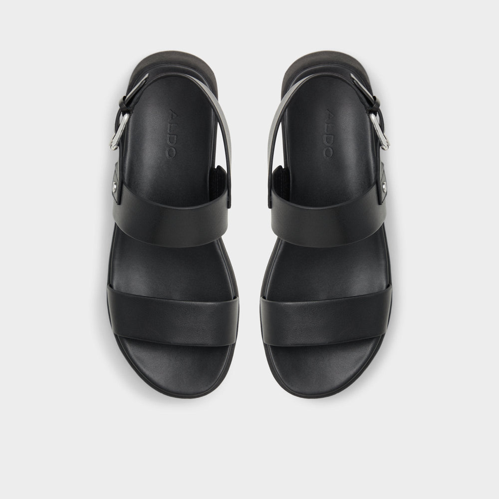 Silyia Black Women's Sandals - Flat sandal