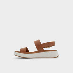 Silyia Dark Beige Women's Sandals - Flat sandal