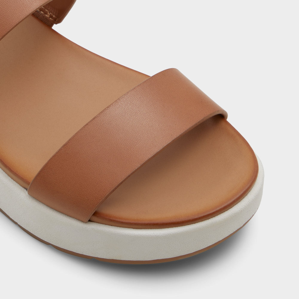 Silyia Dark Beige Women's Sandals - Flat sandal