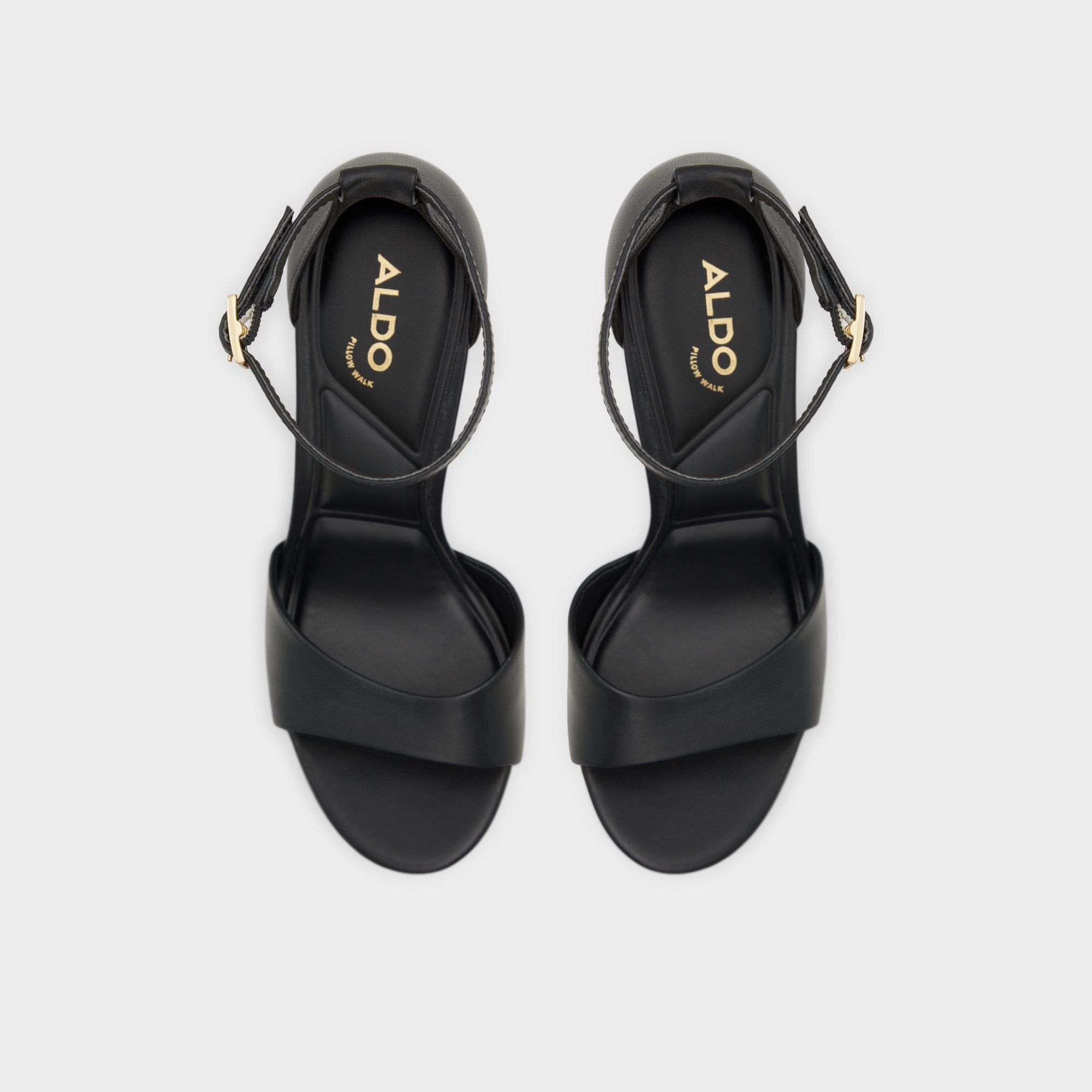 Enaegyn2.0 Black Women's Platform sandals - Strappy heeled sandal, Platform