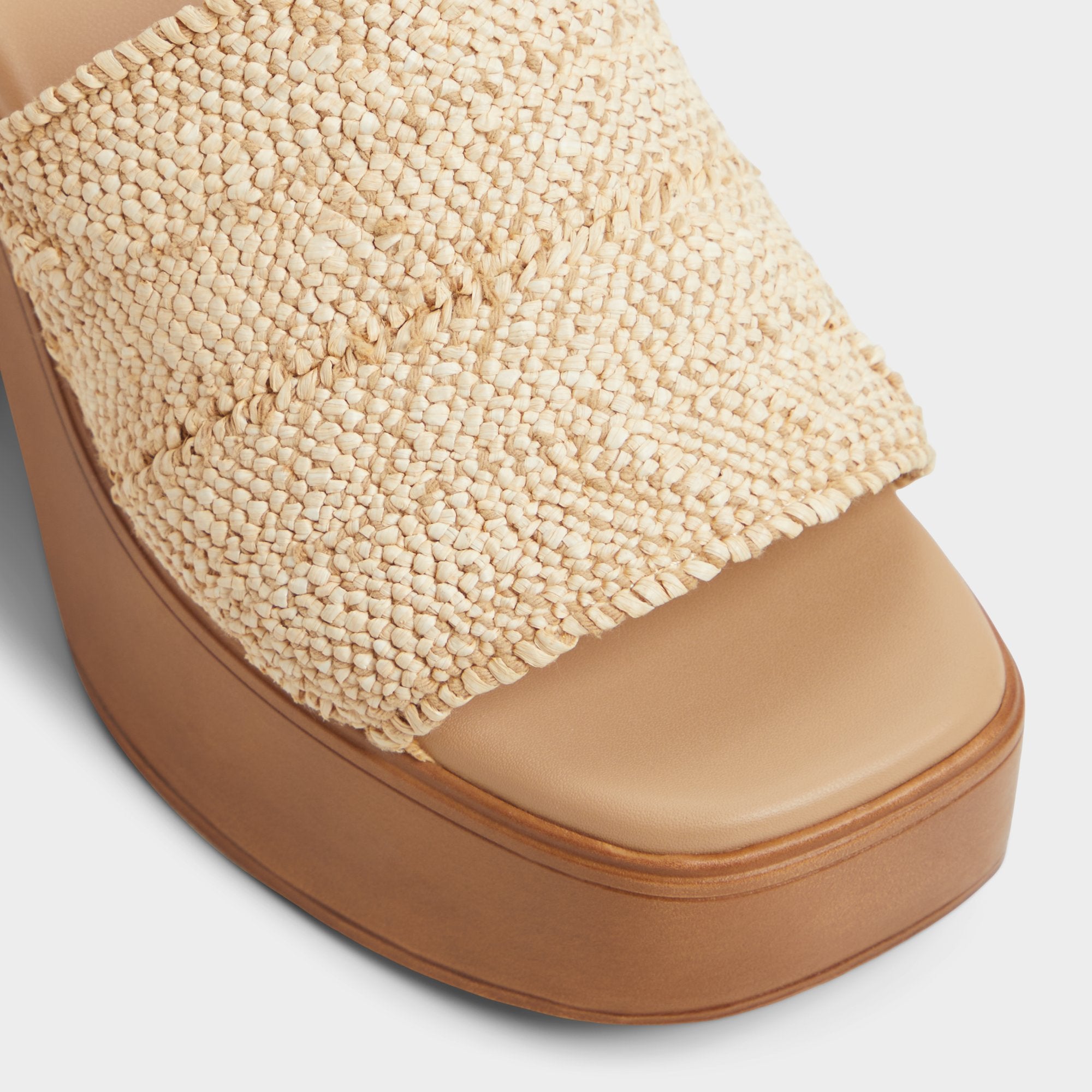 Maysee Natural Women's Platform sandals - Heeled mule, Platform