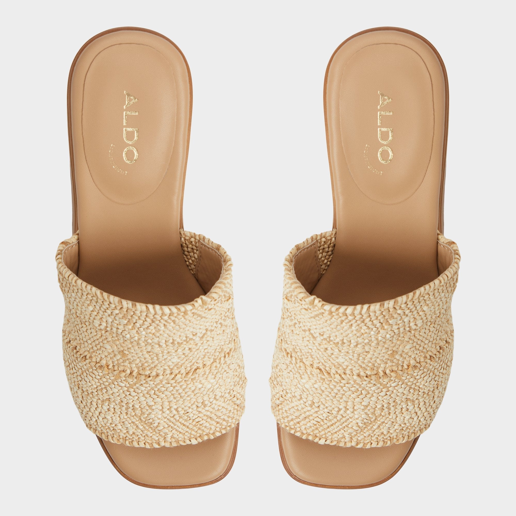 Maysee Natural Women's Platform sandals - Heeled mule, Platform