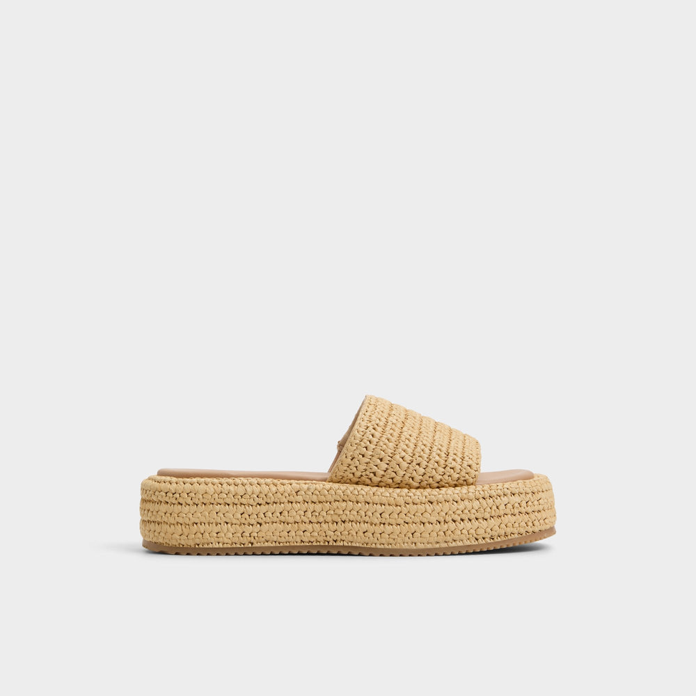 Bohemina Natural Women's Platform sandals - Flatform sandal