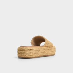 Bohemina Natural Women's Platform sandals - Flatform sandal