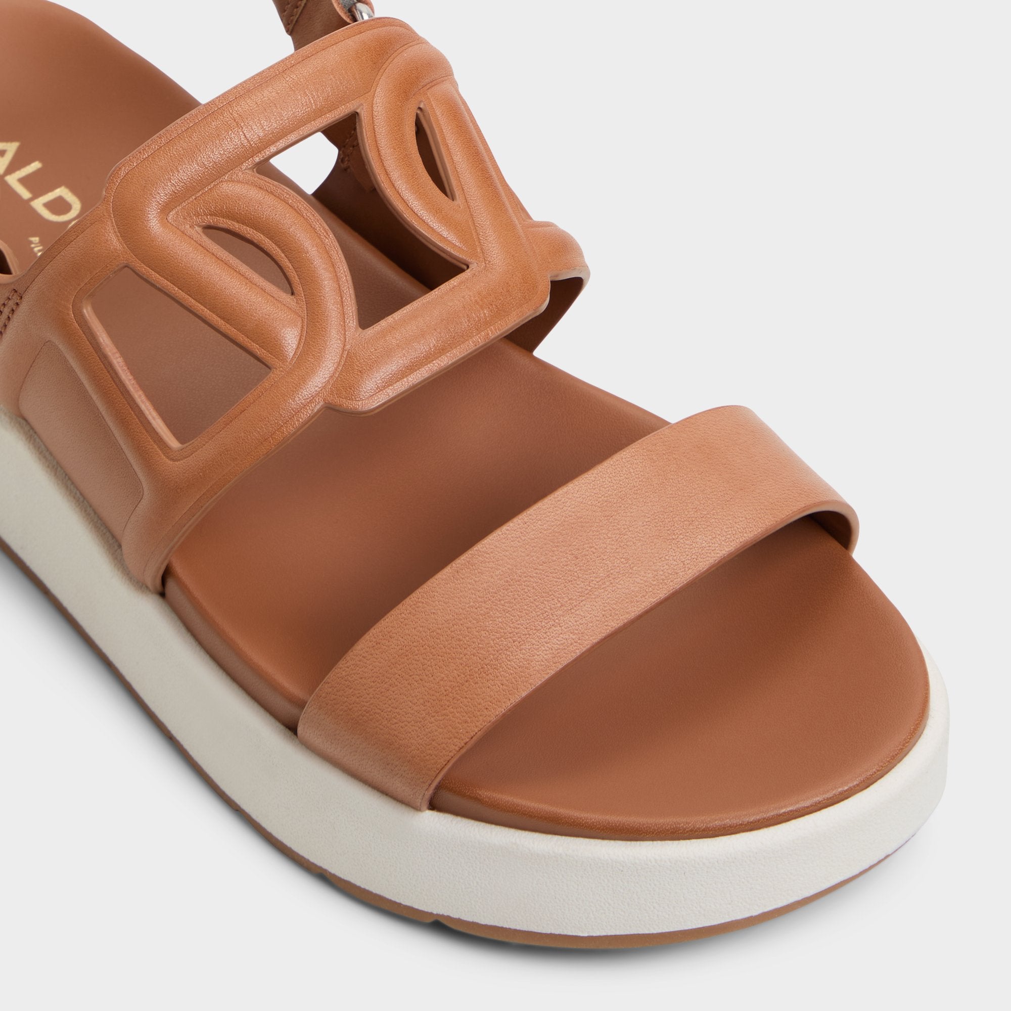 Onuvia Medium Brown Women's Footbed sandals - Footbed sandal, Flatform