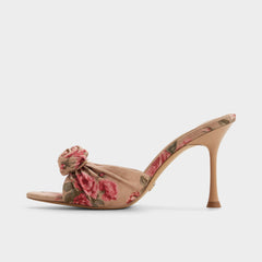 Rosalina in Beige Combo 14193392 - Heeled mule, Stiletto heel