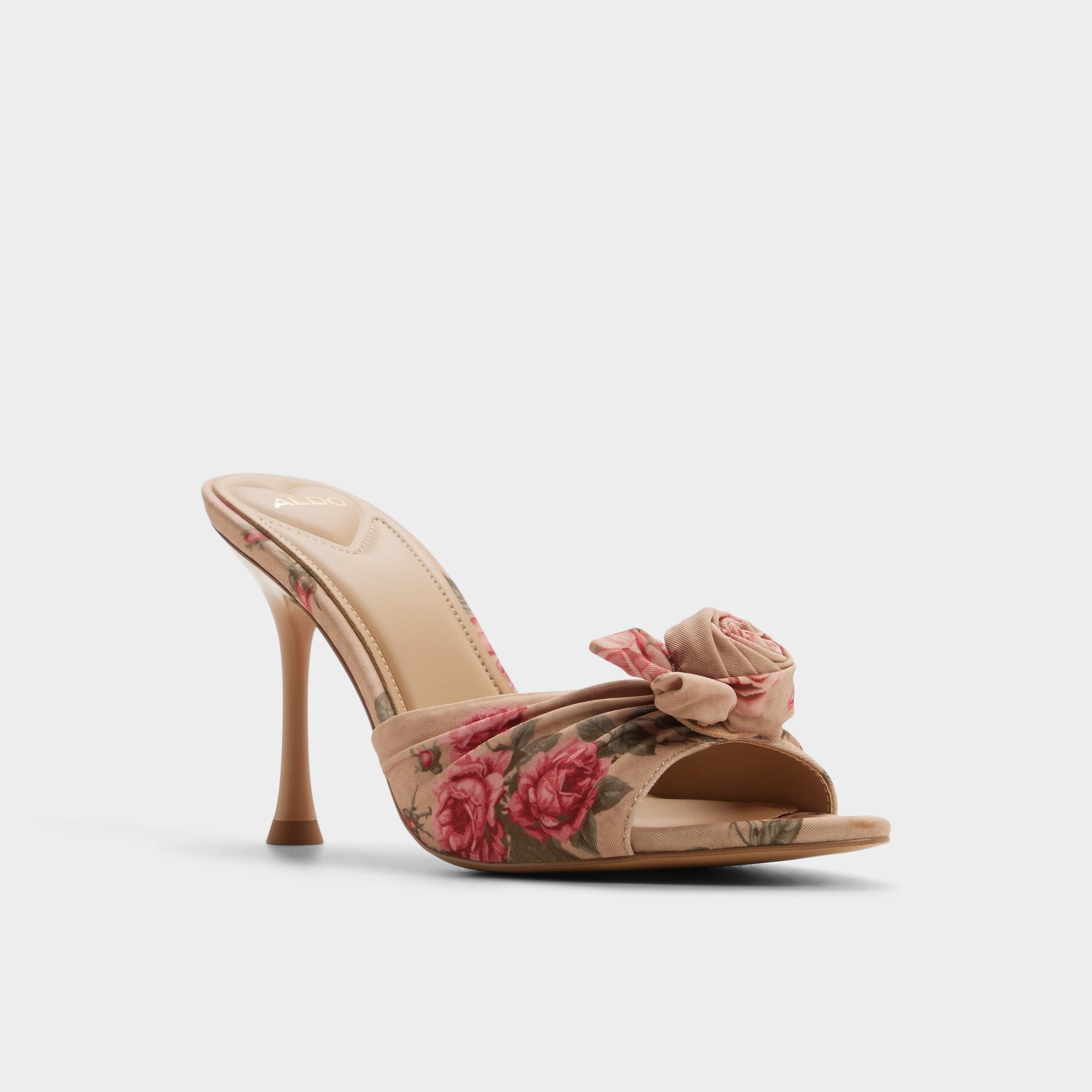 Rosalina in Beige Combo 14193392 - Heeled mule, Stiletto heel
