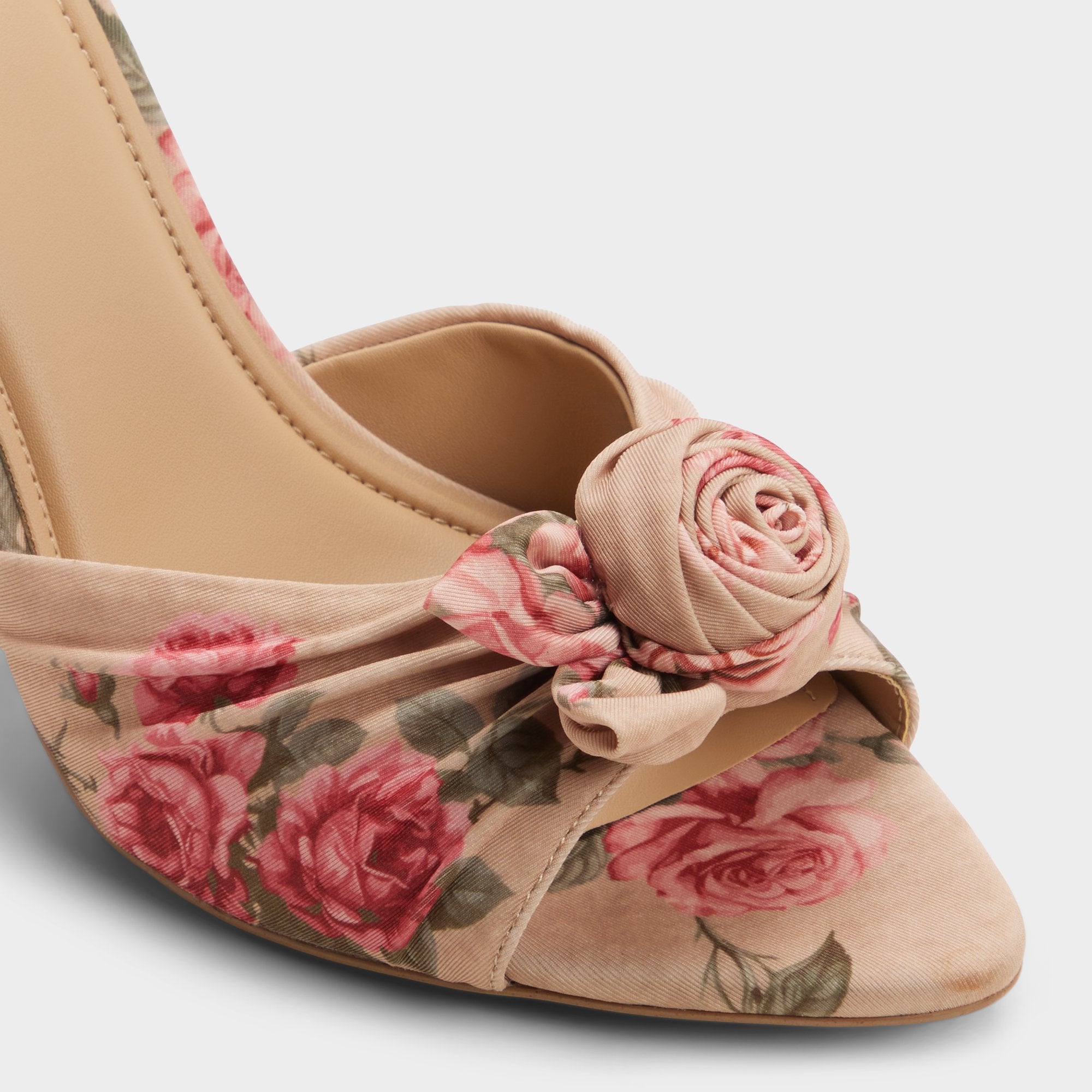 Rosalina in Beige Combo 14193392 - Heeled mule, Stiletto heel