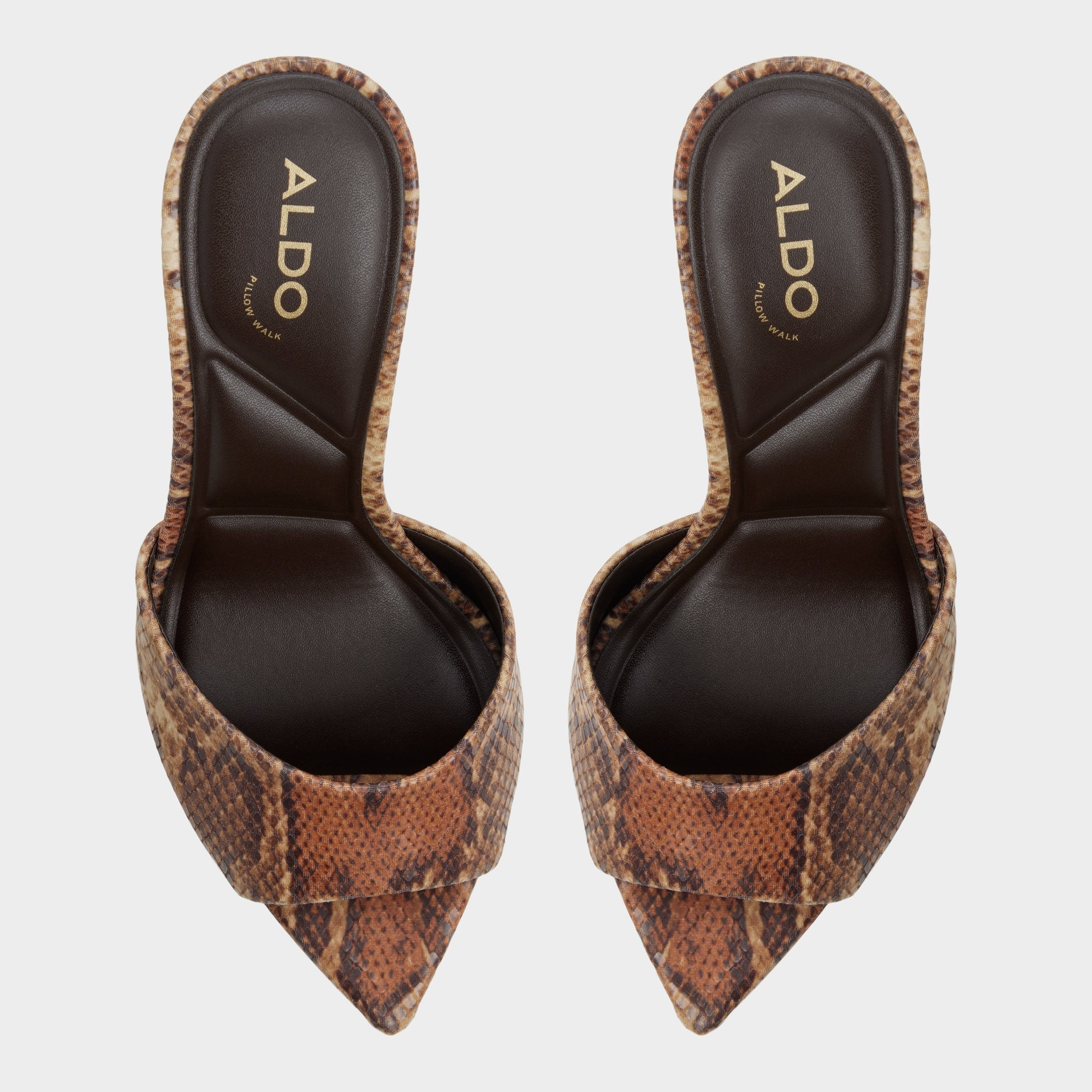 Anniebrilden in Brown Multi 14190598 - Heeled mule, Stiletto heel