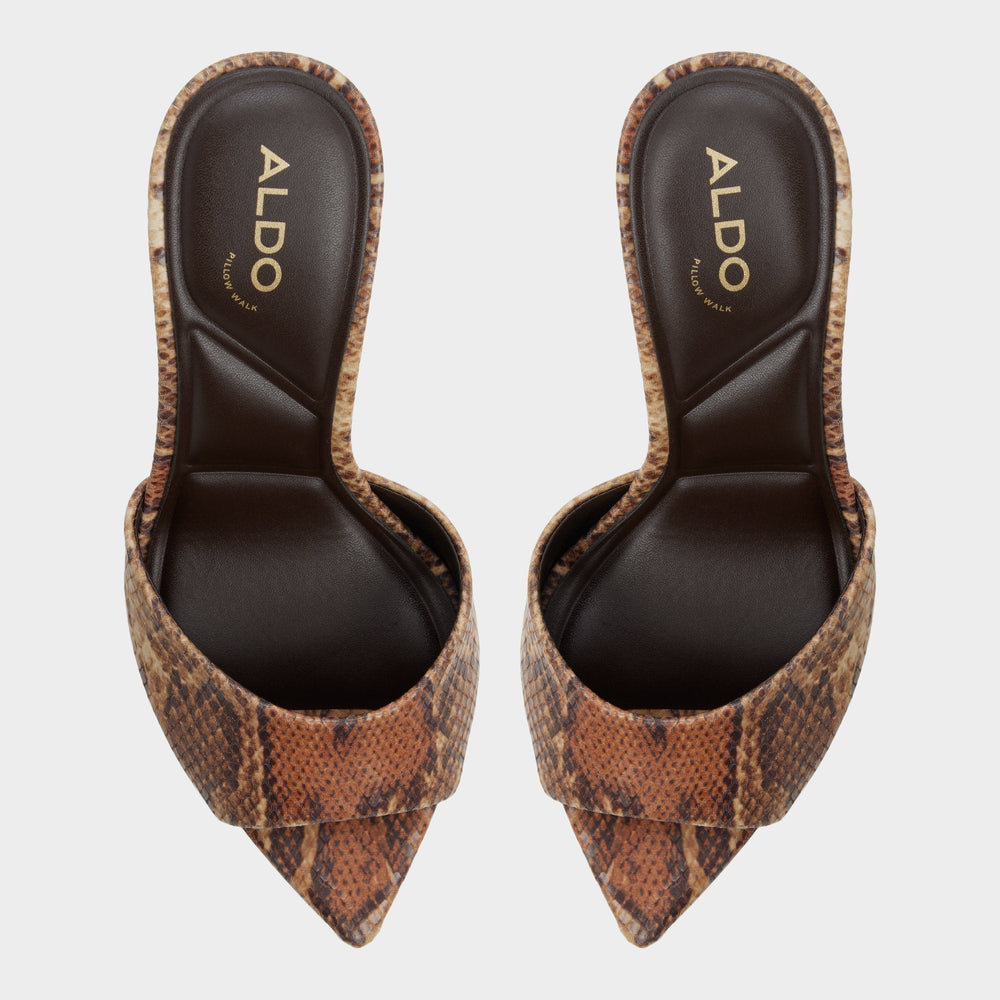 Anniebrilden in Brown Multi 14190598 - Heeled mule, Stiletto heel
