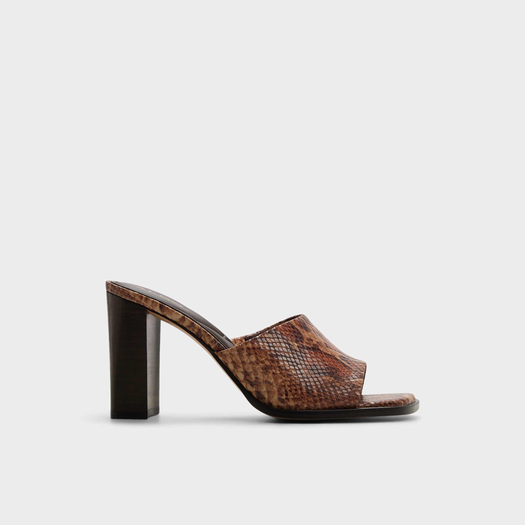 Re in Sophia Brown Multi14190695 - Heeled mule, Block heel