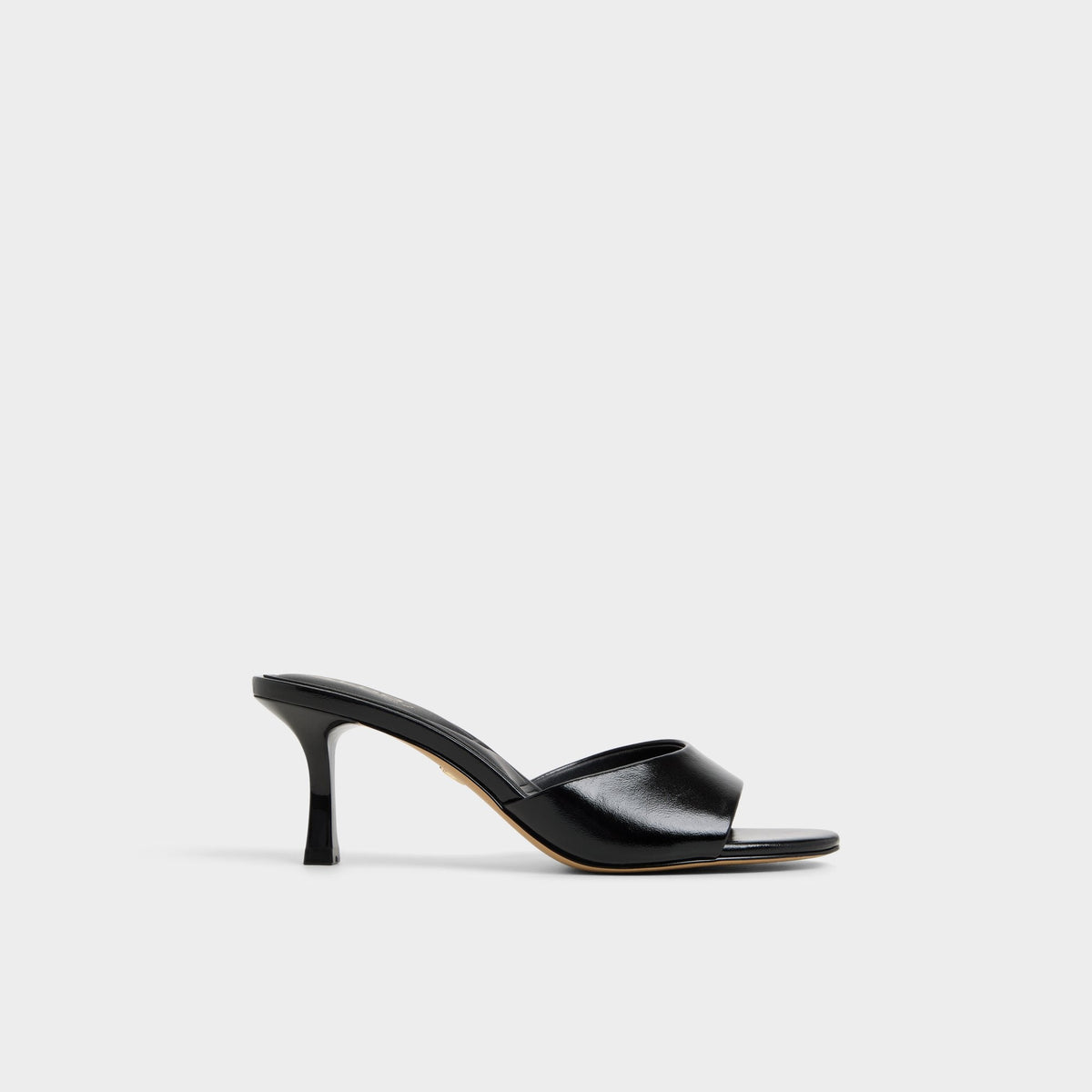 Annaberaen in Black - Heeled mule, Stiletto heel