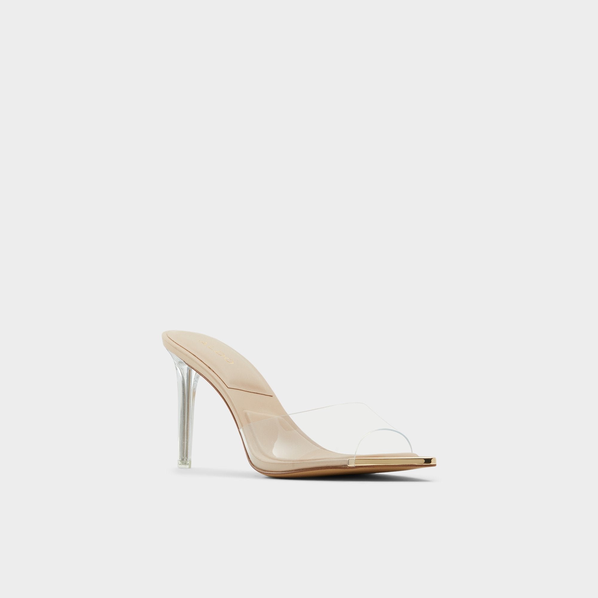 Annabrilden Bone Women's Heeled mules - Heeled mule, Stiletto heel