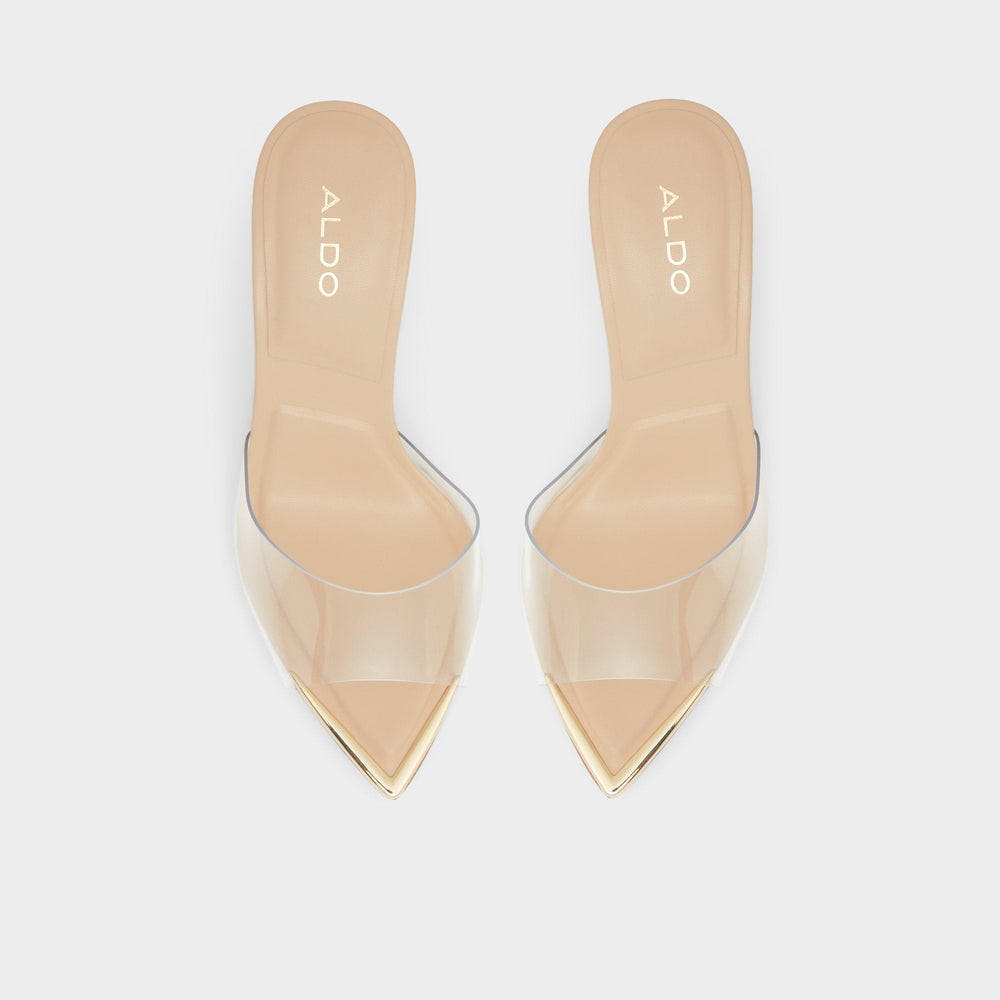 Annabrilden Bone Women's Heeled mules - Heeled mule, Stiletto heel