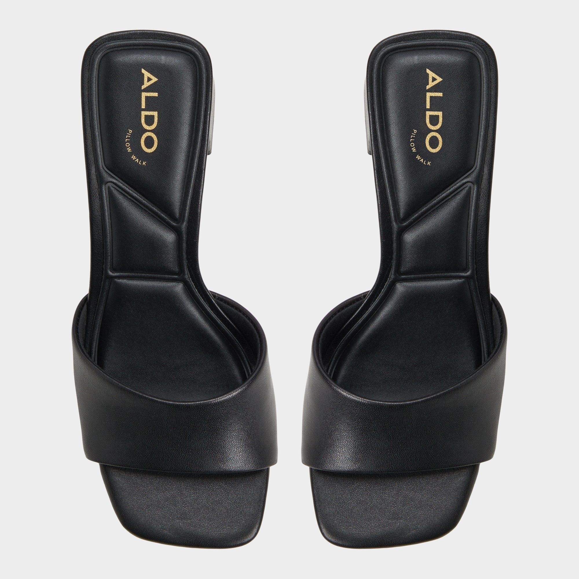 Tisha Black Women's Heeled mules - Heeled mule, Block heel