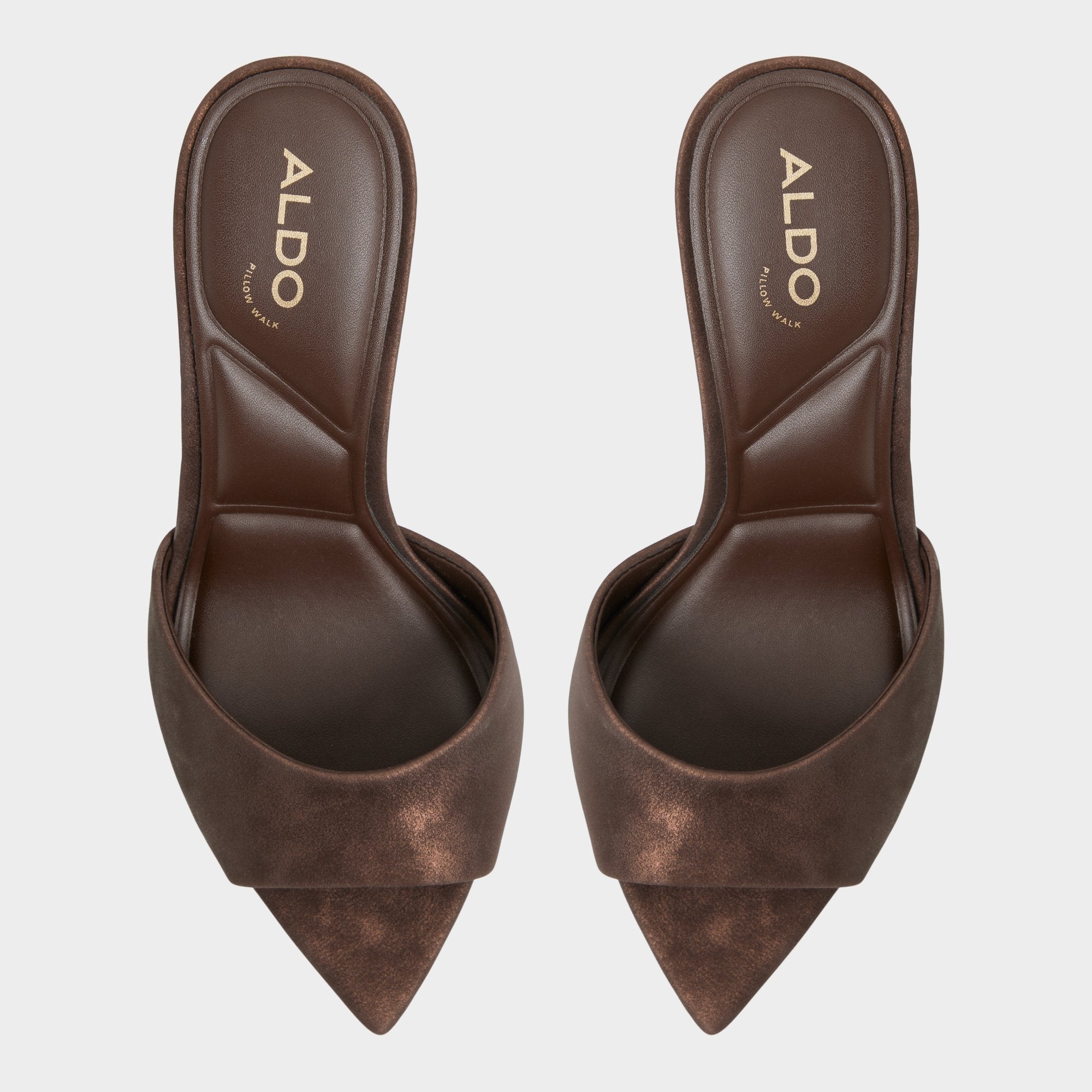 Anniebrilden Dark Brown Women's Mule slides - Heeled mule, Stiletto heel