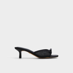 Begoniaa Black Women's Heeled mules - Heeled mule, Kitten heel