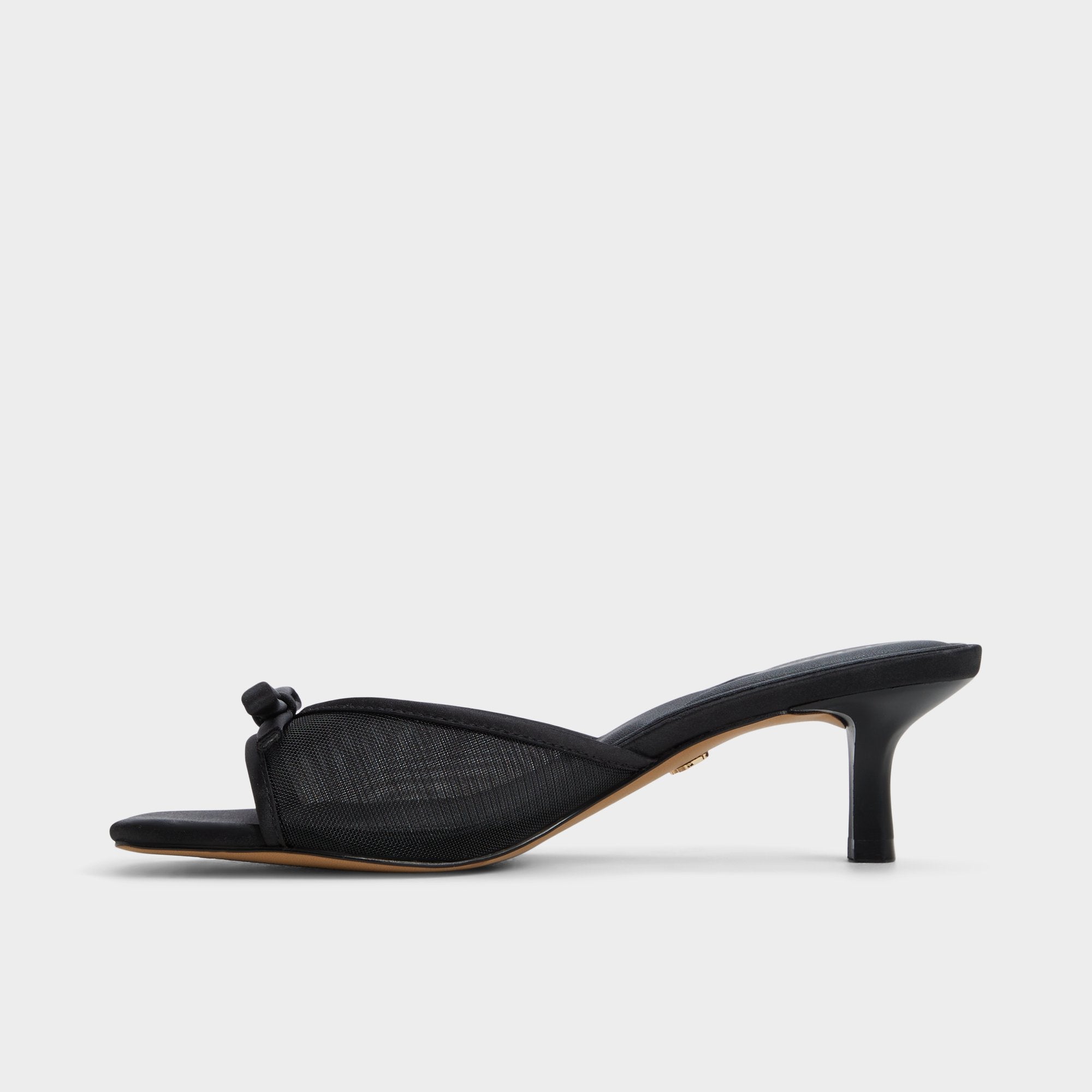 Begoniaa Black Women's Heeled mules - Heeled mule, Kitten heel