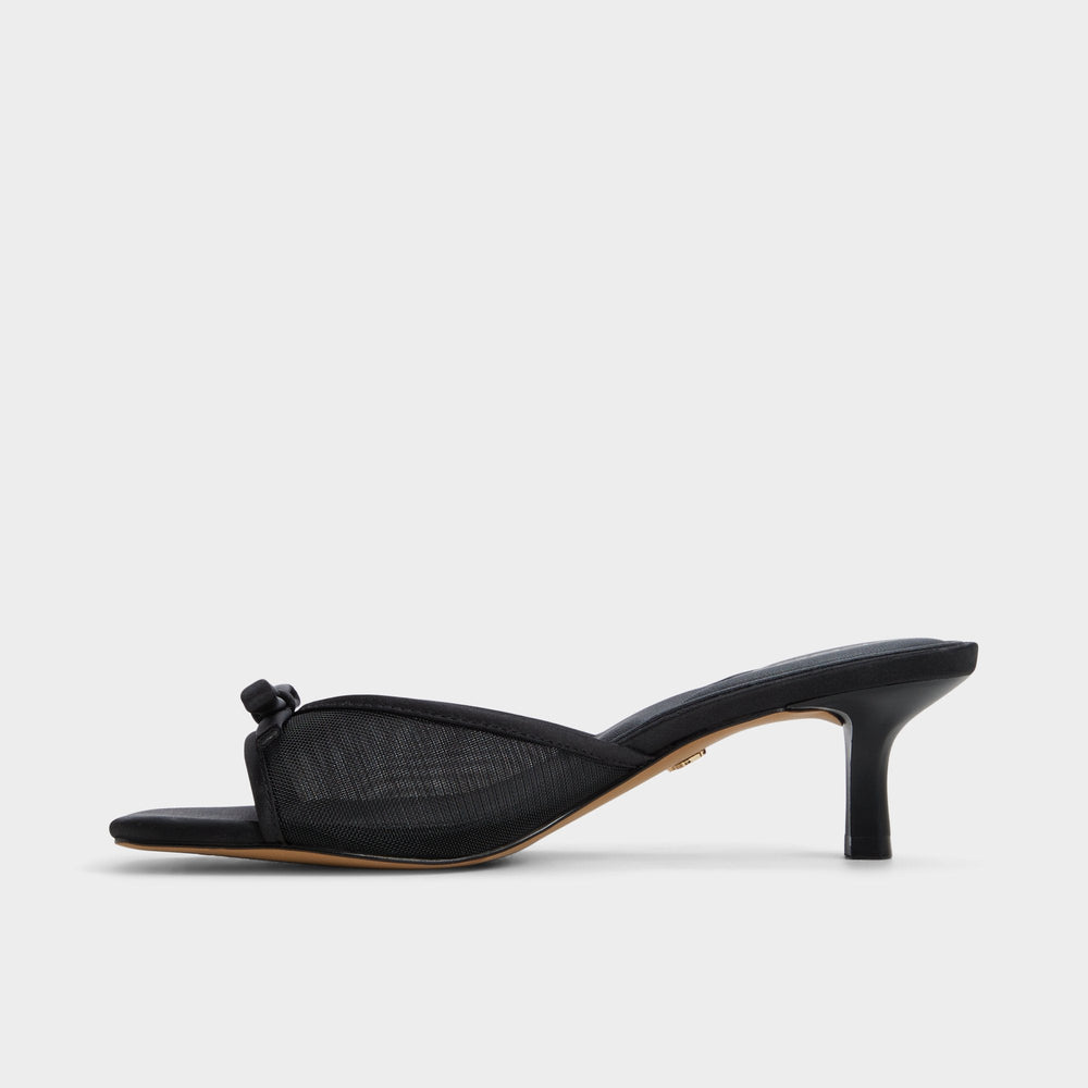 Begoniaa Black Women's Heeled mules - Heeled mule, Kitten heel