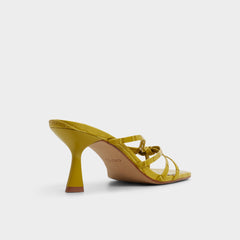 Lumera in Other Yellow - Heeled mule, Stiletto heel
