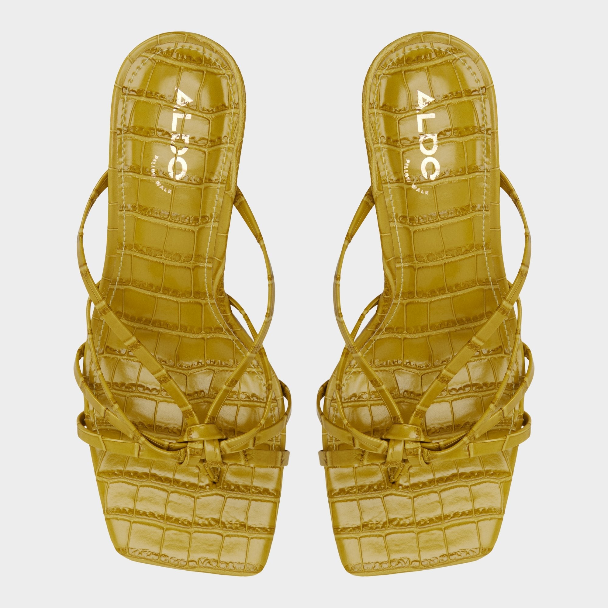 Lumera in Other Yellow - Heeled mule, Stiletto heel