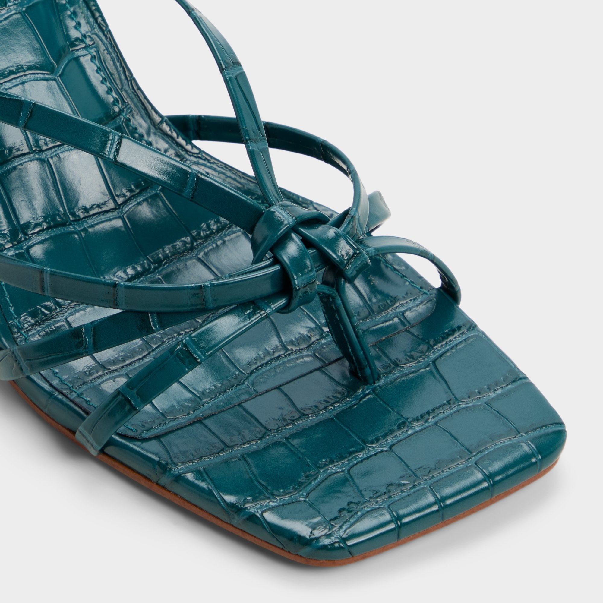 Lumera in Other Green - Heeled mule, Stiletto heel
