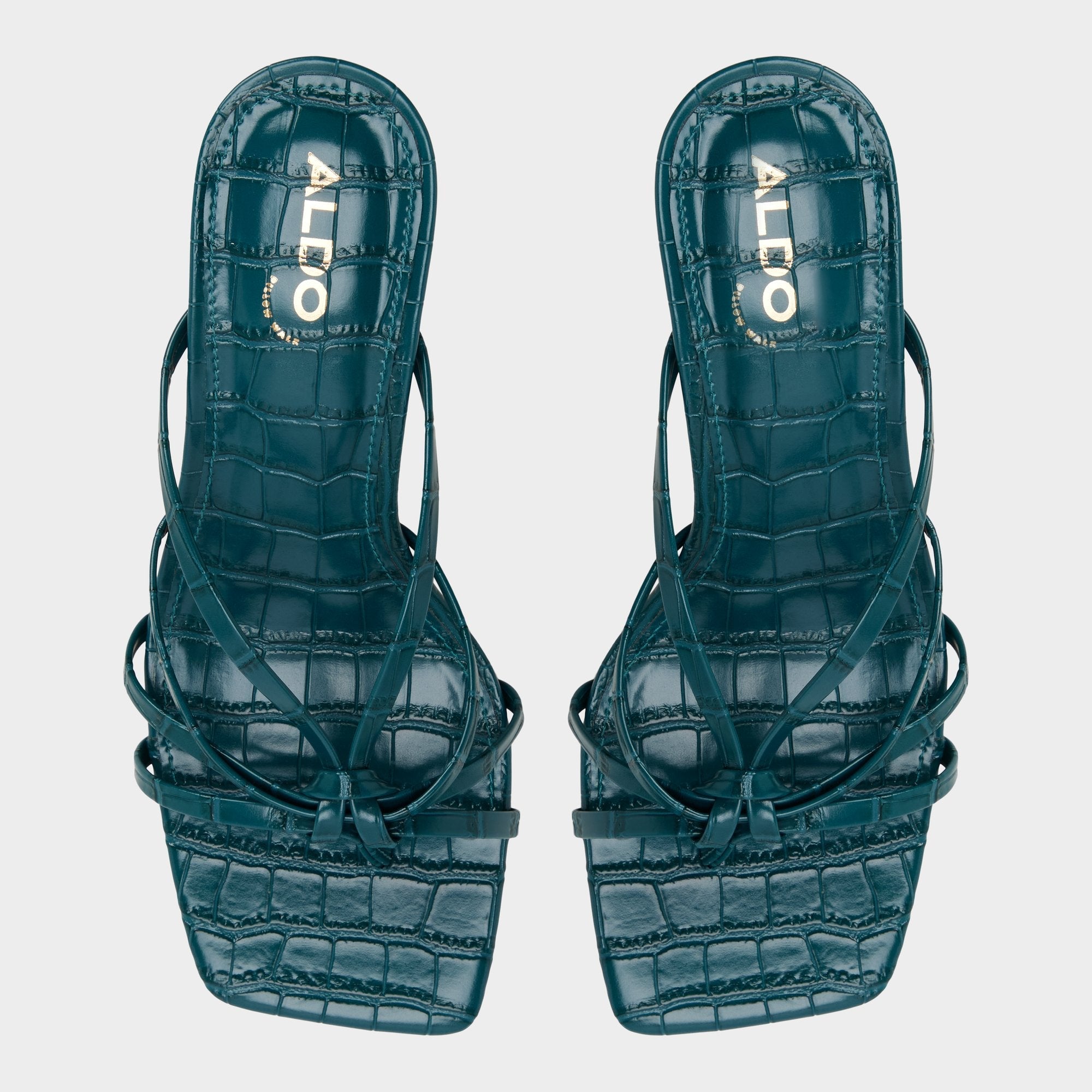 Lumera in Other Green - Heeled mule, Stiletto heel