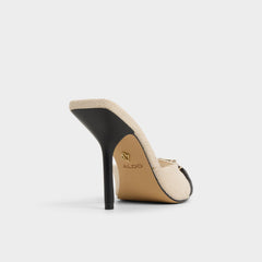 Madelynie in Open Natural - Heeled mule