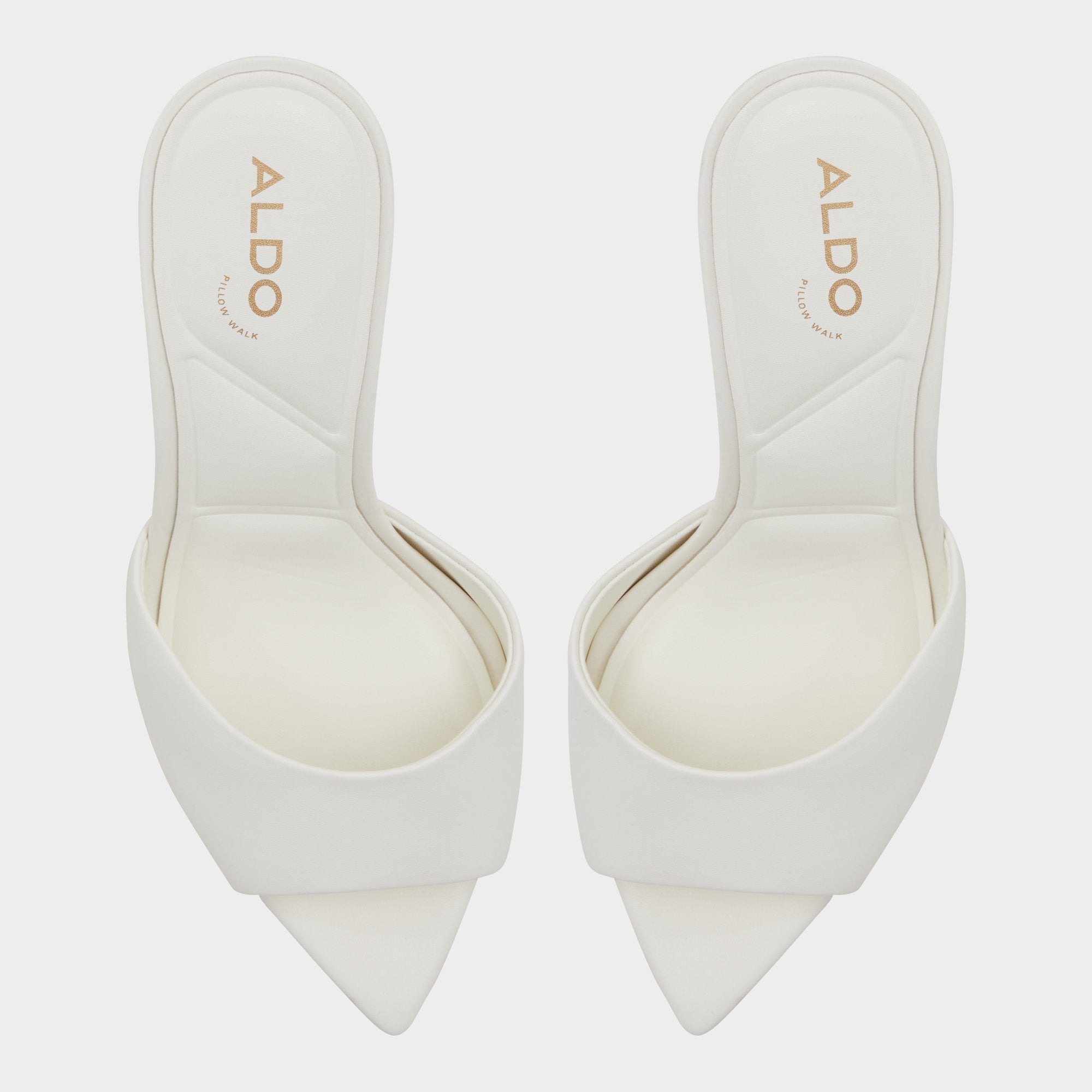 Anniebrilden White Women's Heeled mules - Heeled mule, Stiletto heel