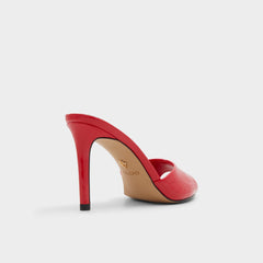Anniebrilden Red Women's Heeled mules - Heeled mule, Stiletto heel