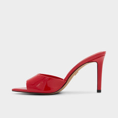 Anniebrilden Red Women's Heeled mules - Heeled mule, Stiletto heel