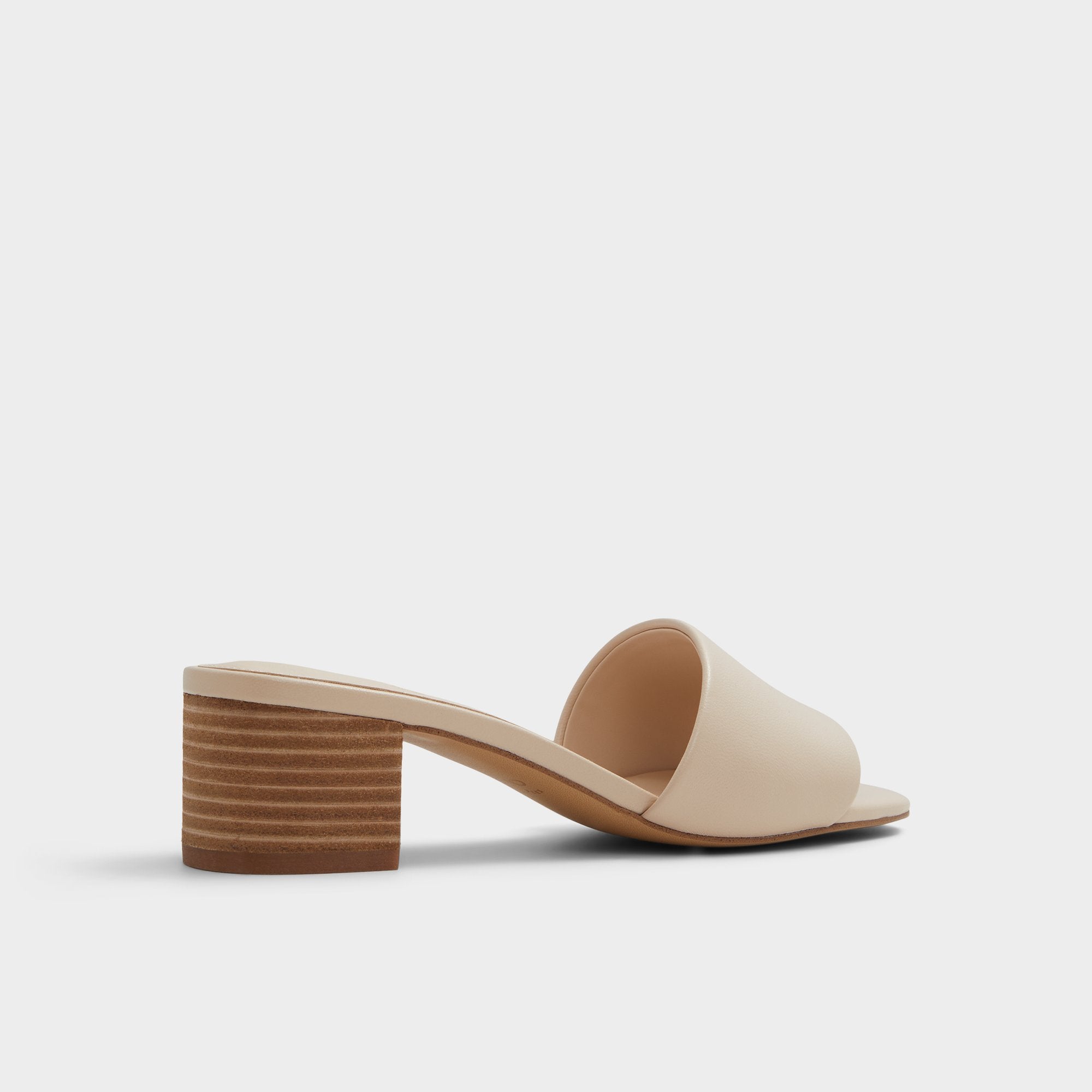 Claudina Other Beige Women's Block heels - Heeled mule, Block heel
