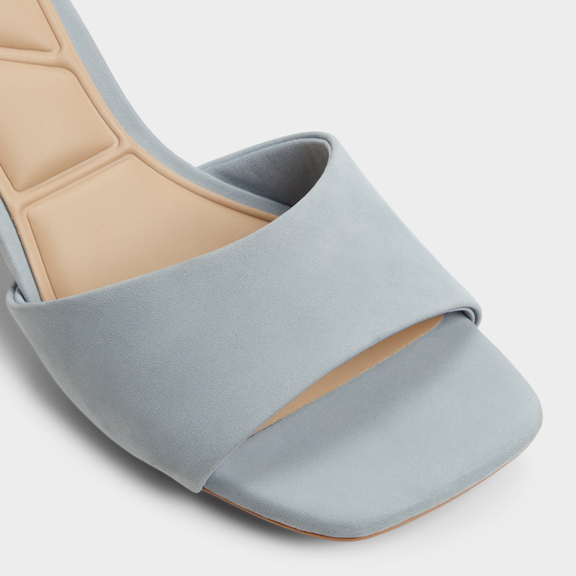 Tisha Other Blue Women's Heeled mules - Heeled mule, Block heel