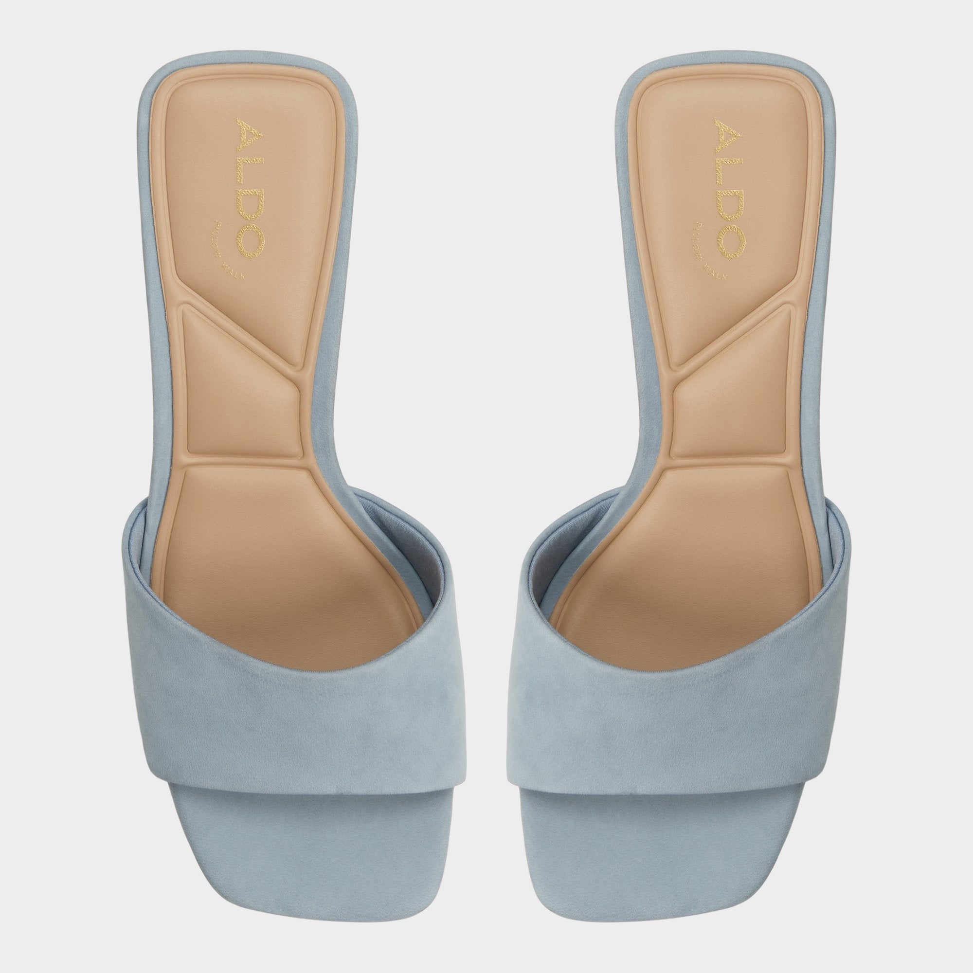 Tisha Other Blue Women's Heeled mules - Heeled mule, Block heel