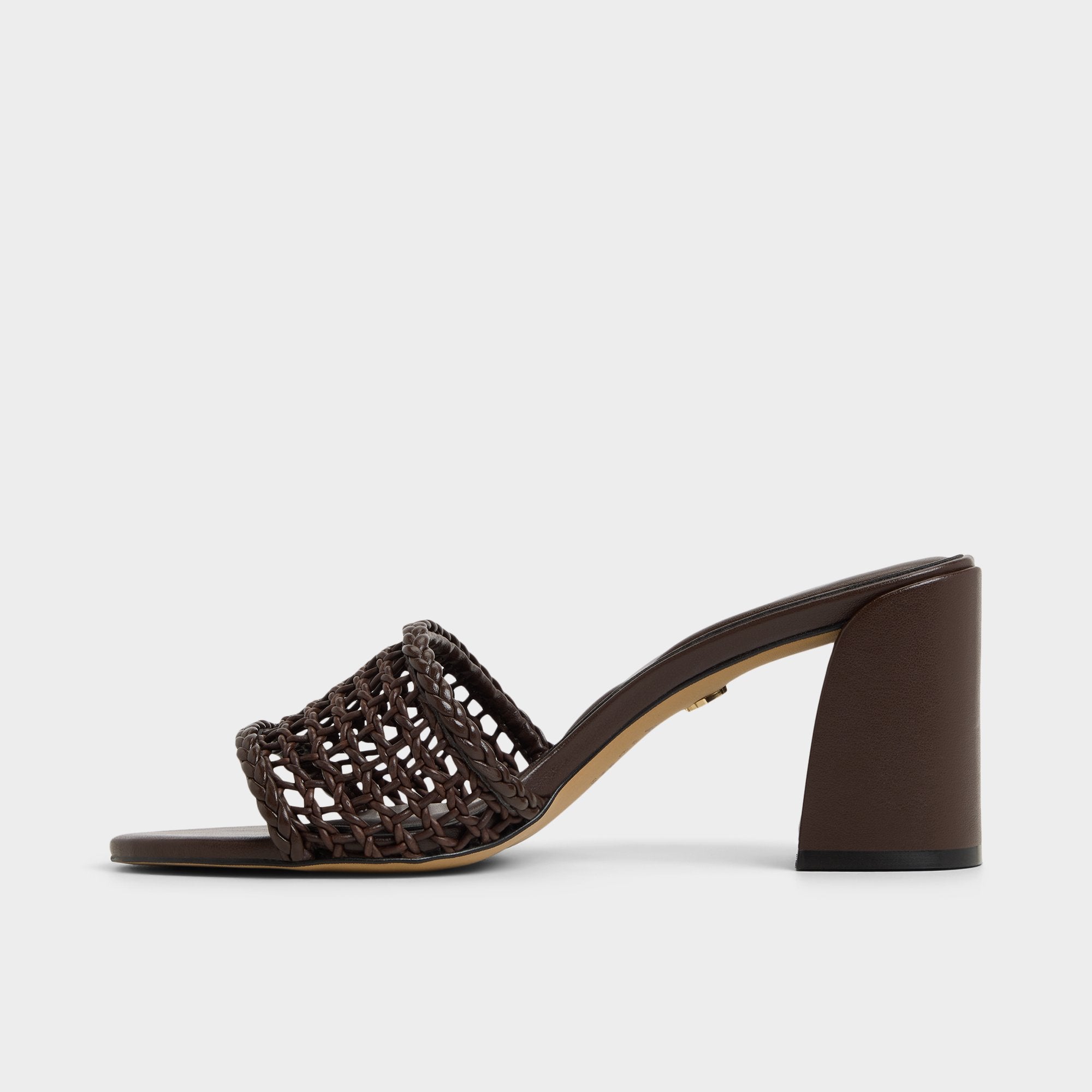 Beachdate Dark Brown Women's Block heels - Heeled mule, Block heel