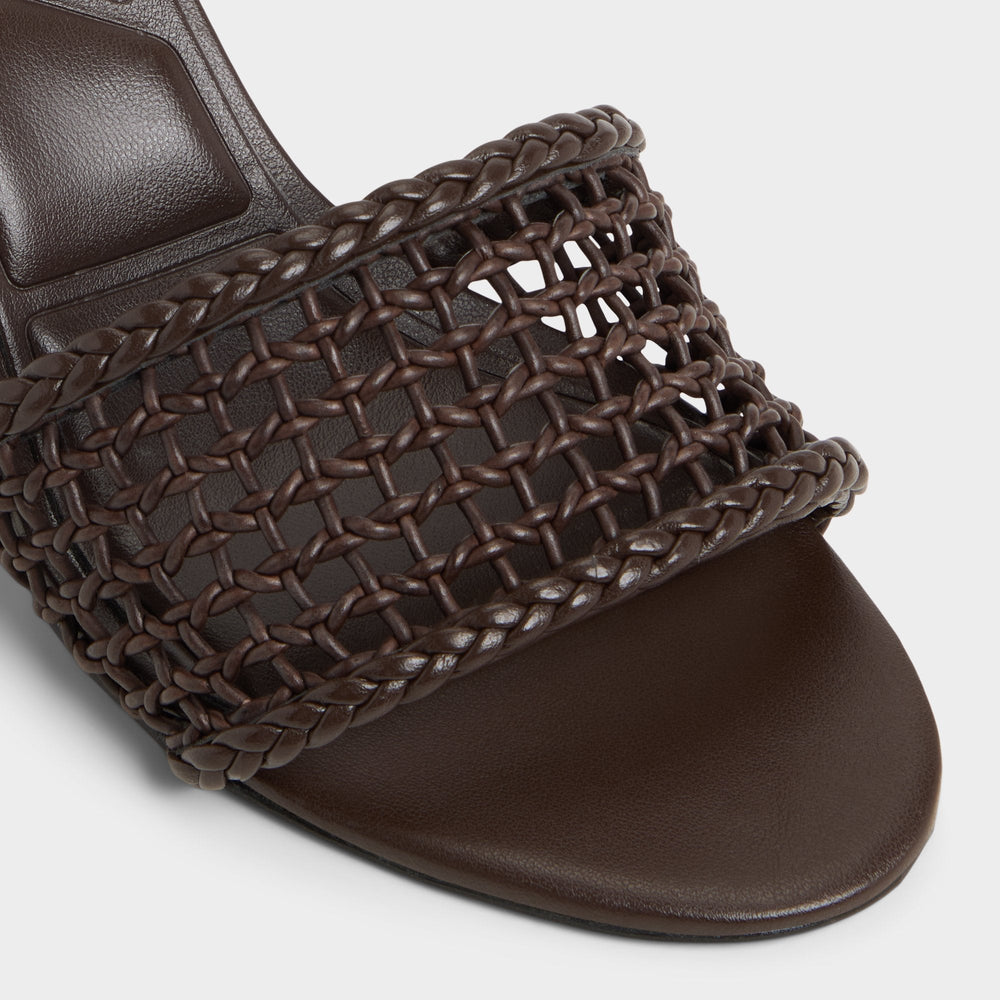Beachdate Dark Brown Women's Block heels - Heeled mule, Block heel