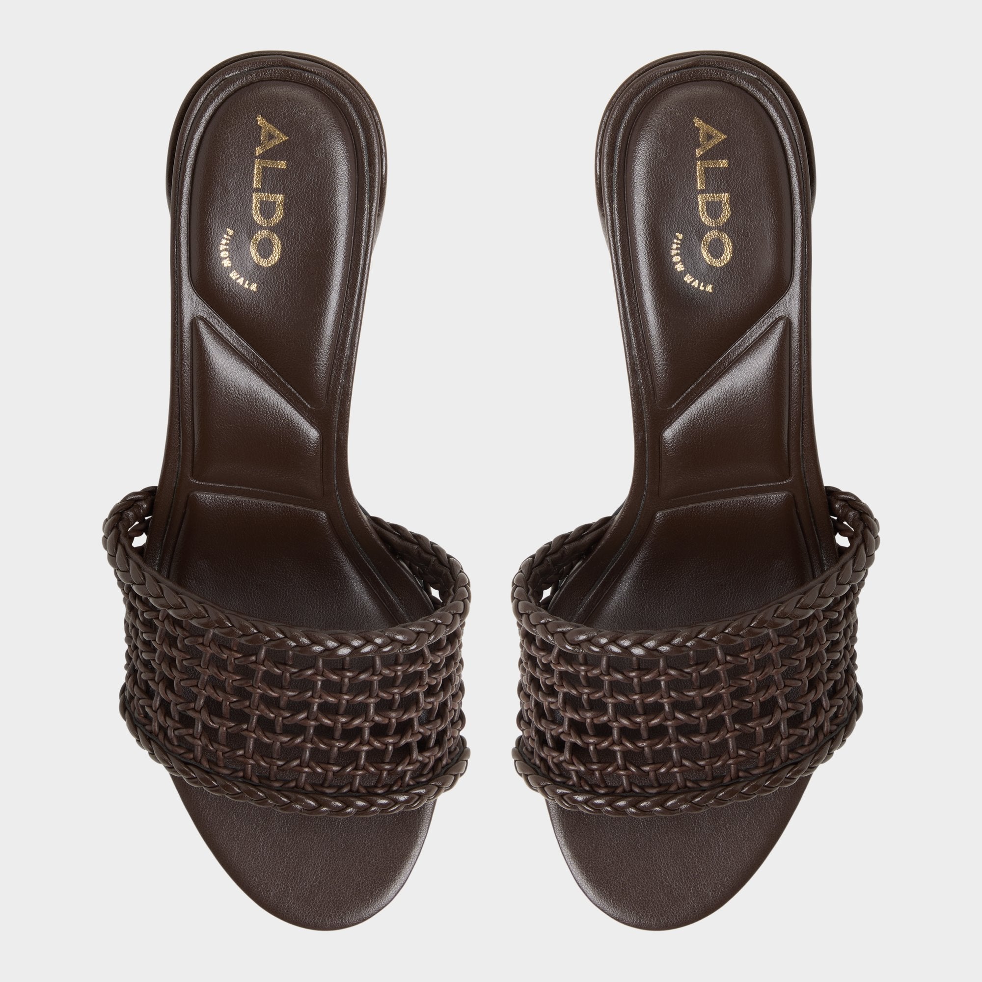 Beachdate Dark Brown Women's Block heels - Heeled mule, Block heel