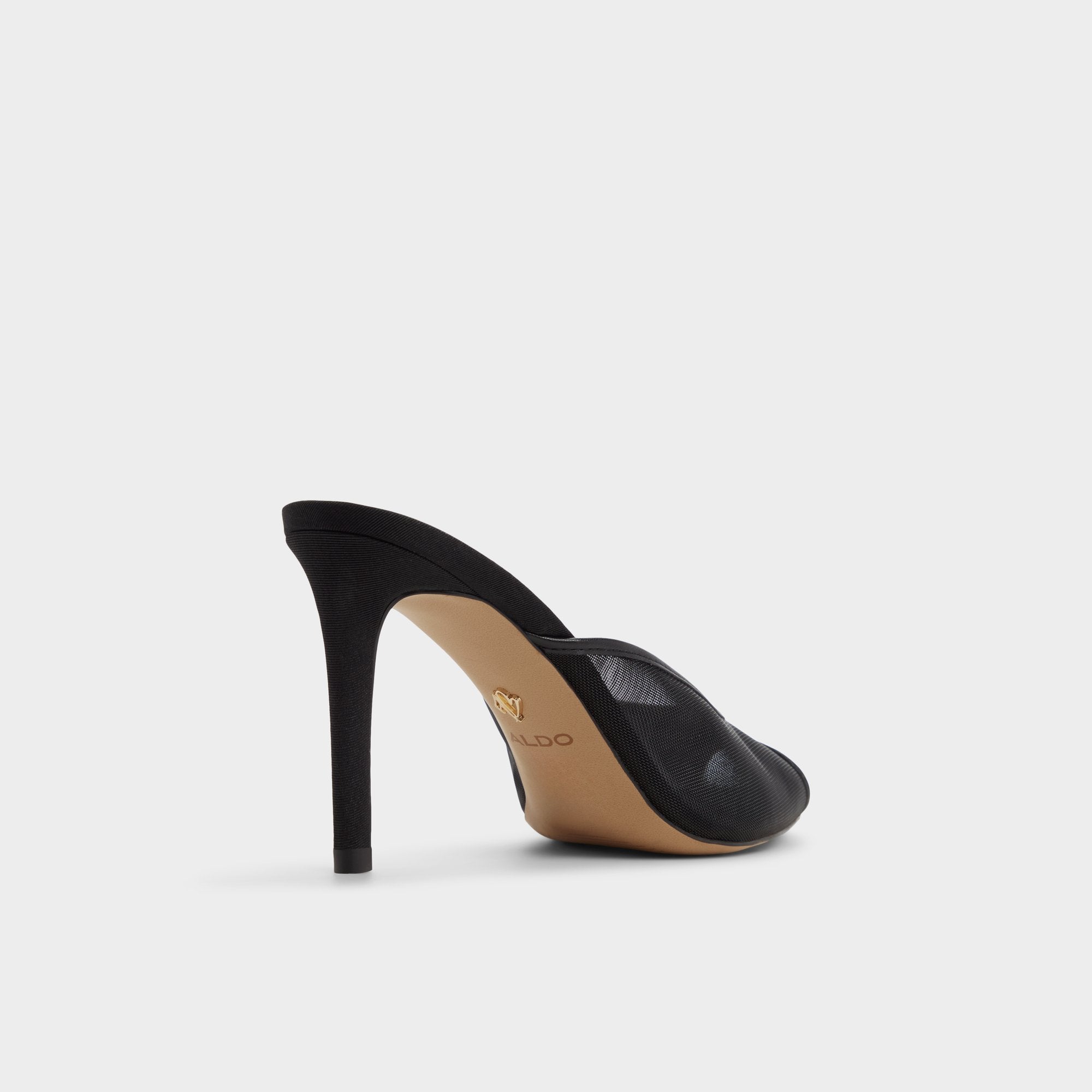 Elennah in Black 14161302 - Heeled mule, Stiletto heel