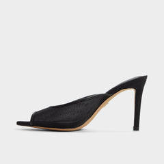 Elennah in Black 14161302 - Heeled mule, Stiletto heel