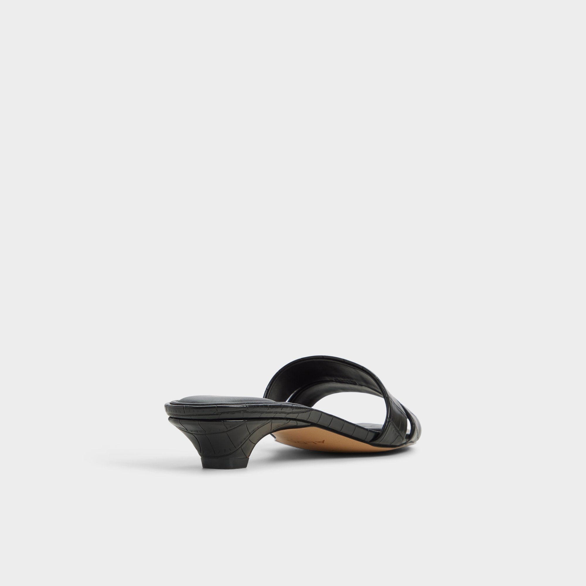 Scarletta Black Women's Heeled mules - Heeled mule, Kitten heel