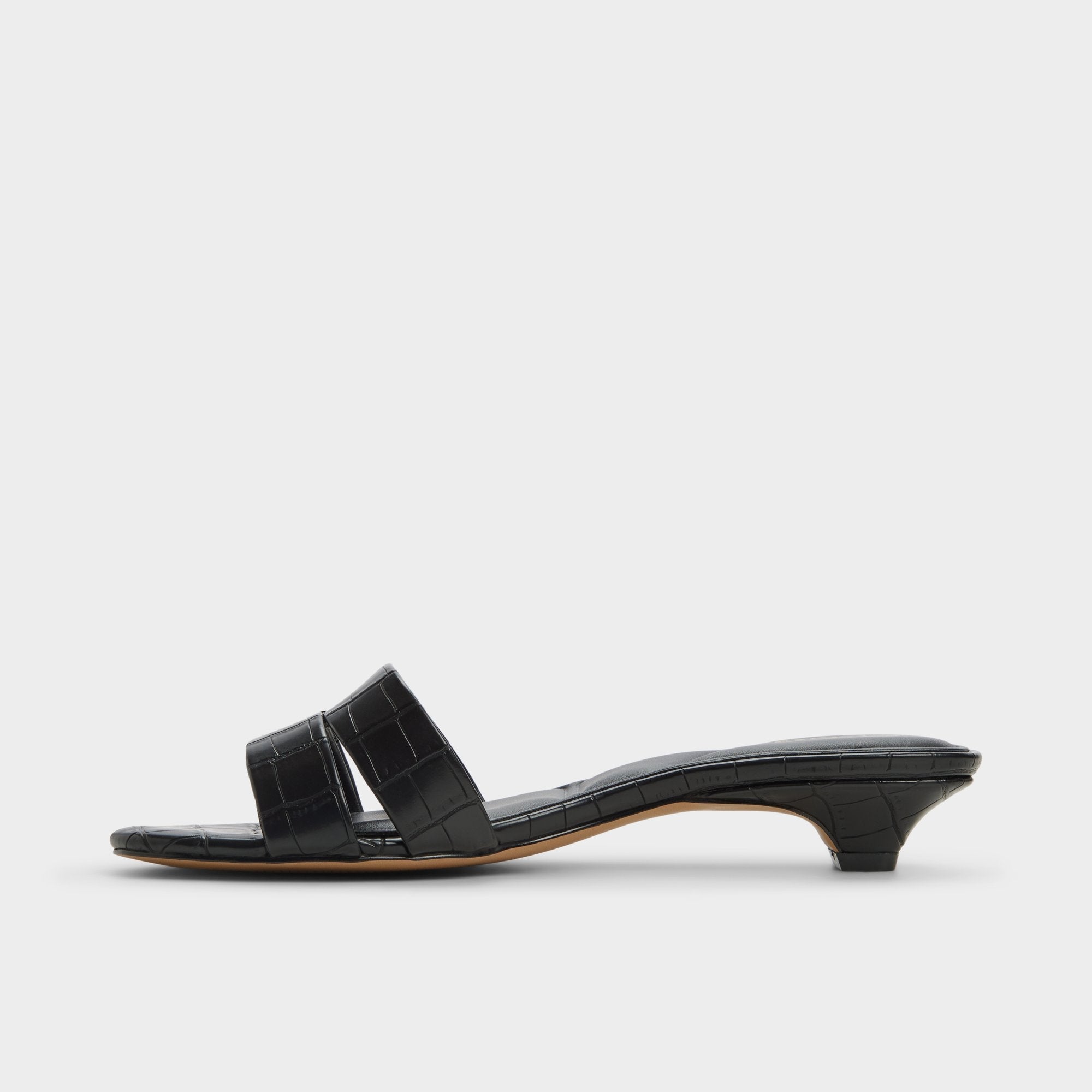 Scarletta Black Women's Heeled mules - Heeled mule, Kitten heel