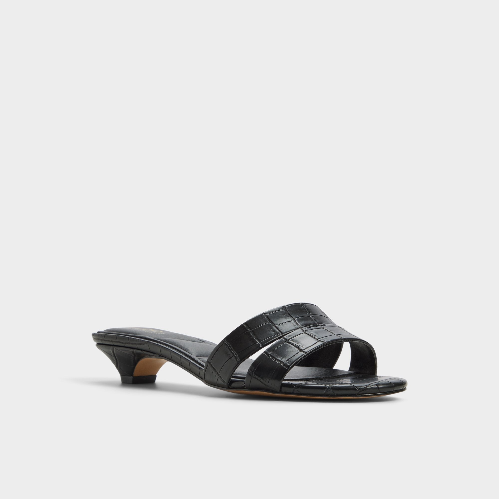 Scarletta Black Women's Heeled mules - Heeled mule, Kitten heel