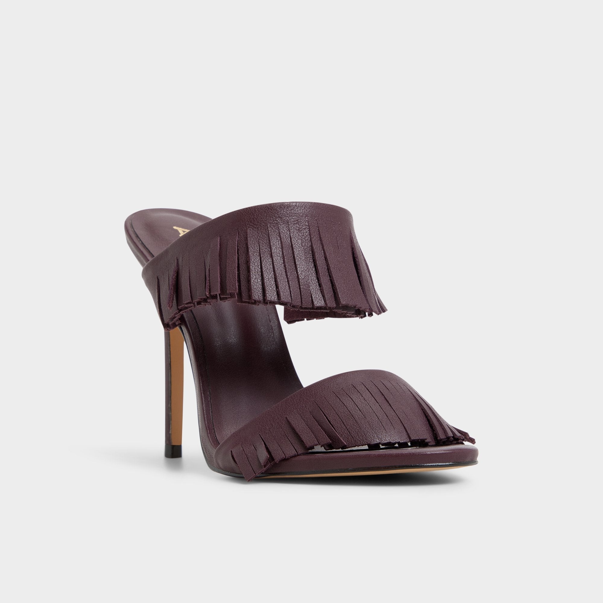 Nahanie in Bordo - Heeled mule, Stiletto heel