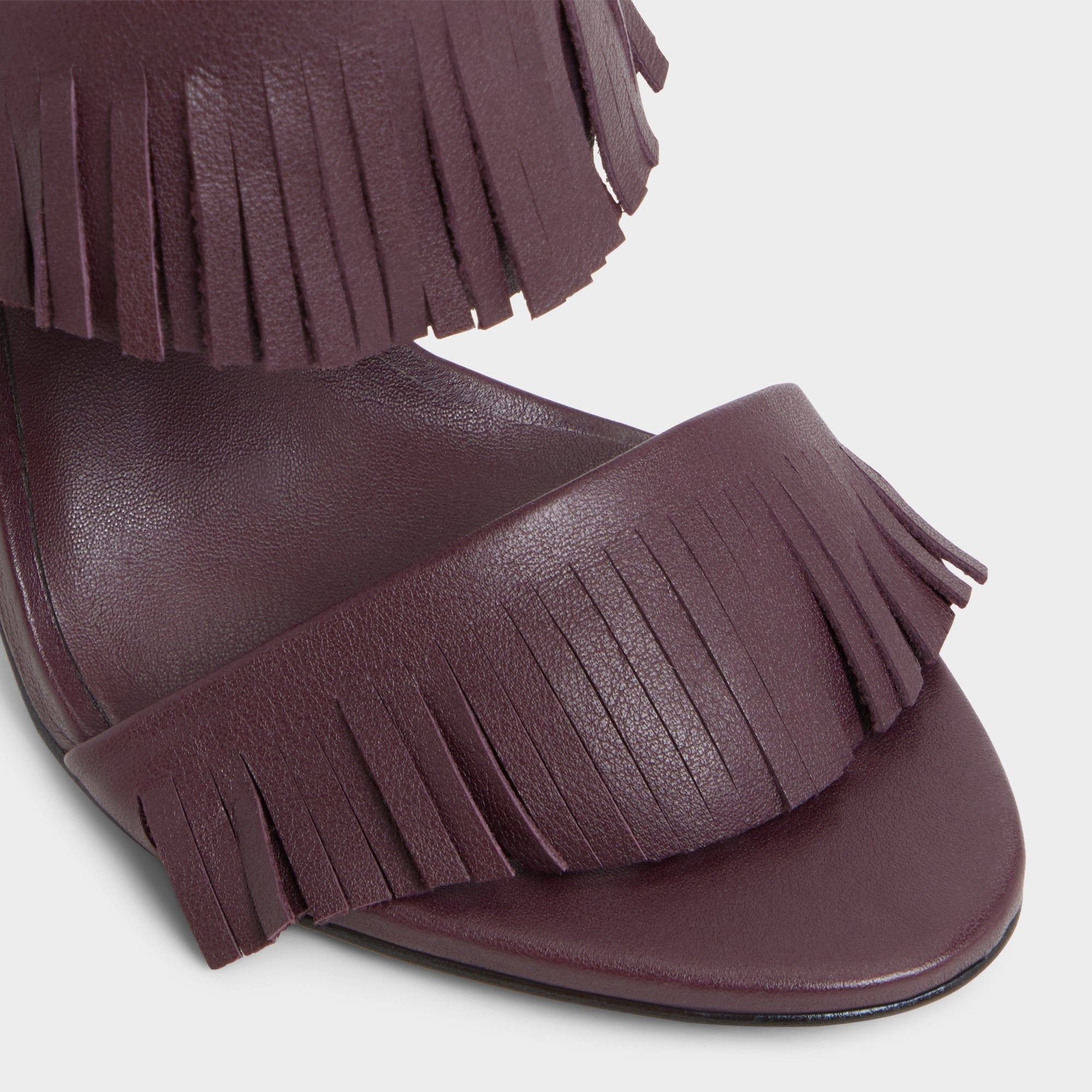 Nahanie in Bordo - Heeled mule, Stiletto heel