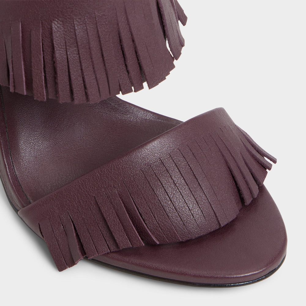 Nahanie in Bordo - Heeled mule, Stiletto heel