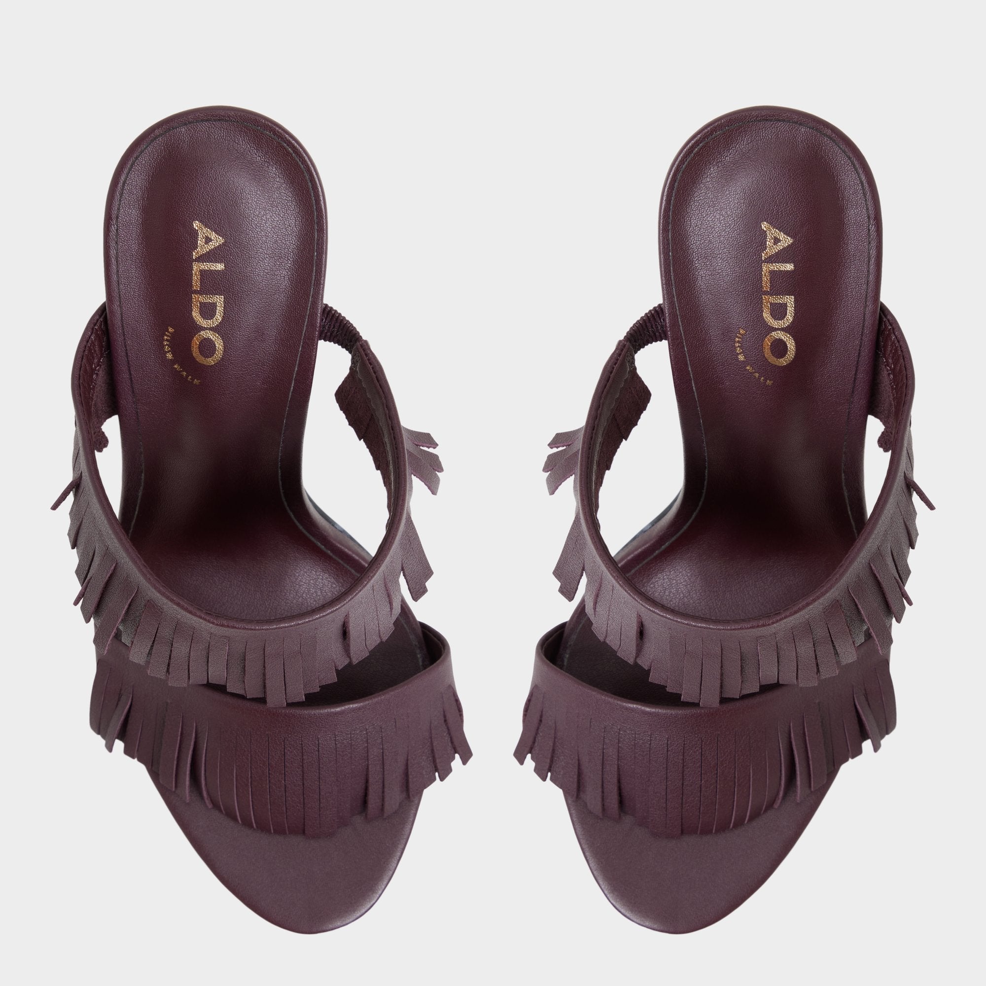 Nahanie in Bordo - Heeled mule, Stiletto heel