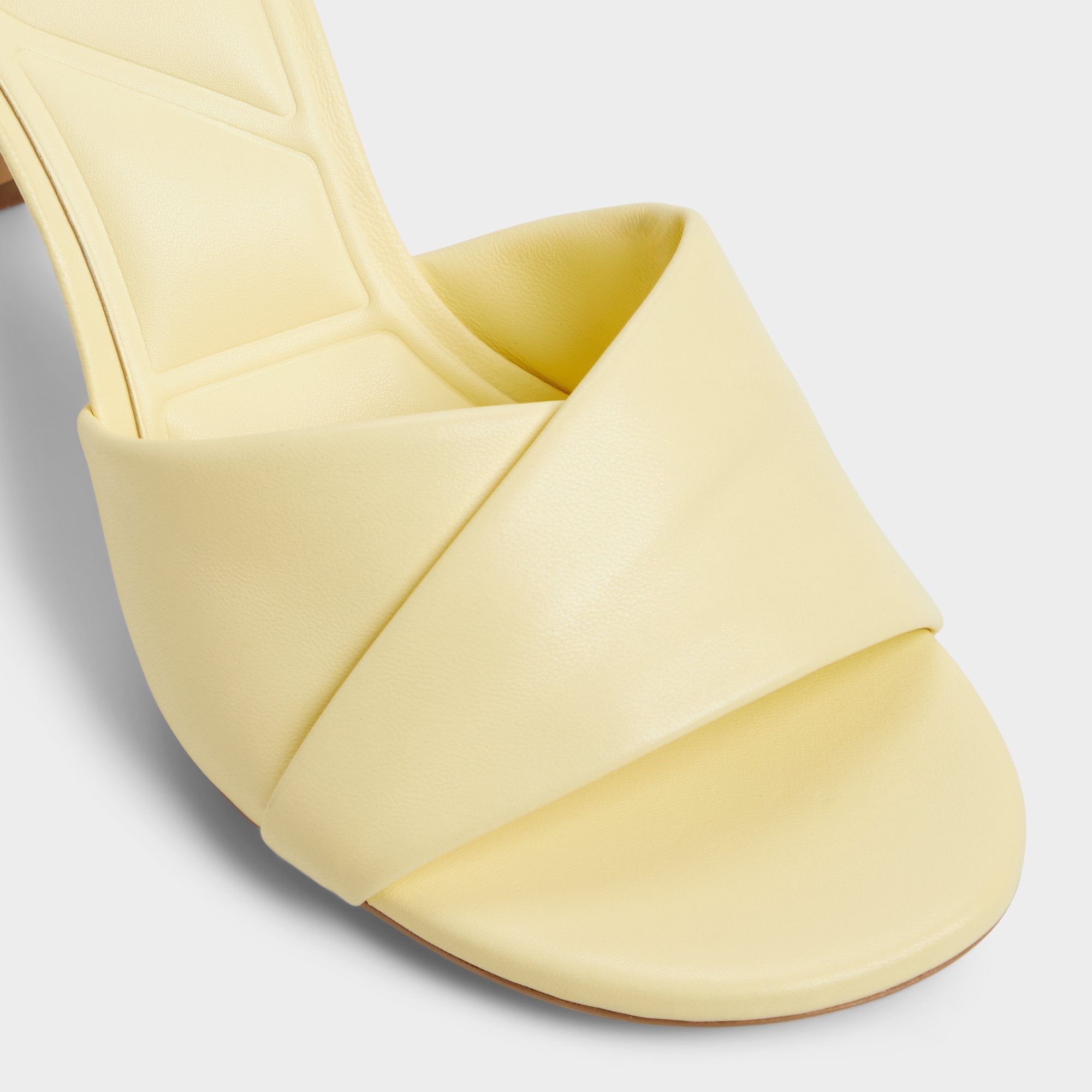 Lyhanna Light Yellow Women's Heeled mules - Heeled mule, Stiletto heel