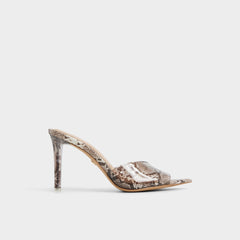 Anitabrilden Other Grey Women's Mule slides - Heeled mule, Stiletto heel