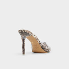 Anitabrilden Other Grey Women's Mule slides - Heeled mule, Stiletto heel