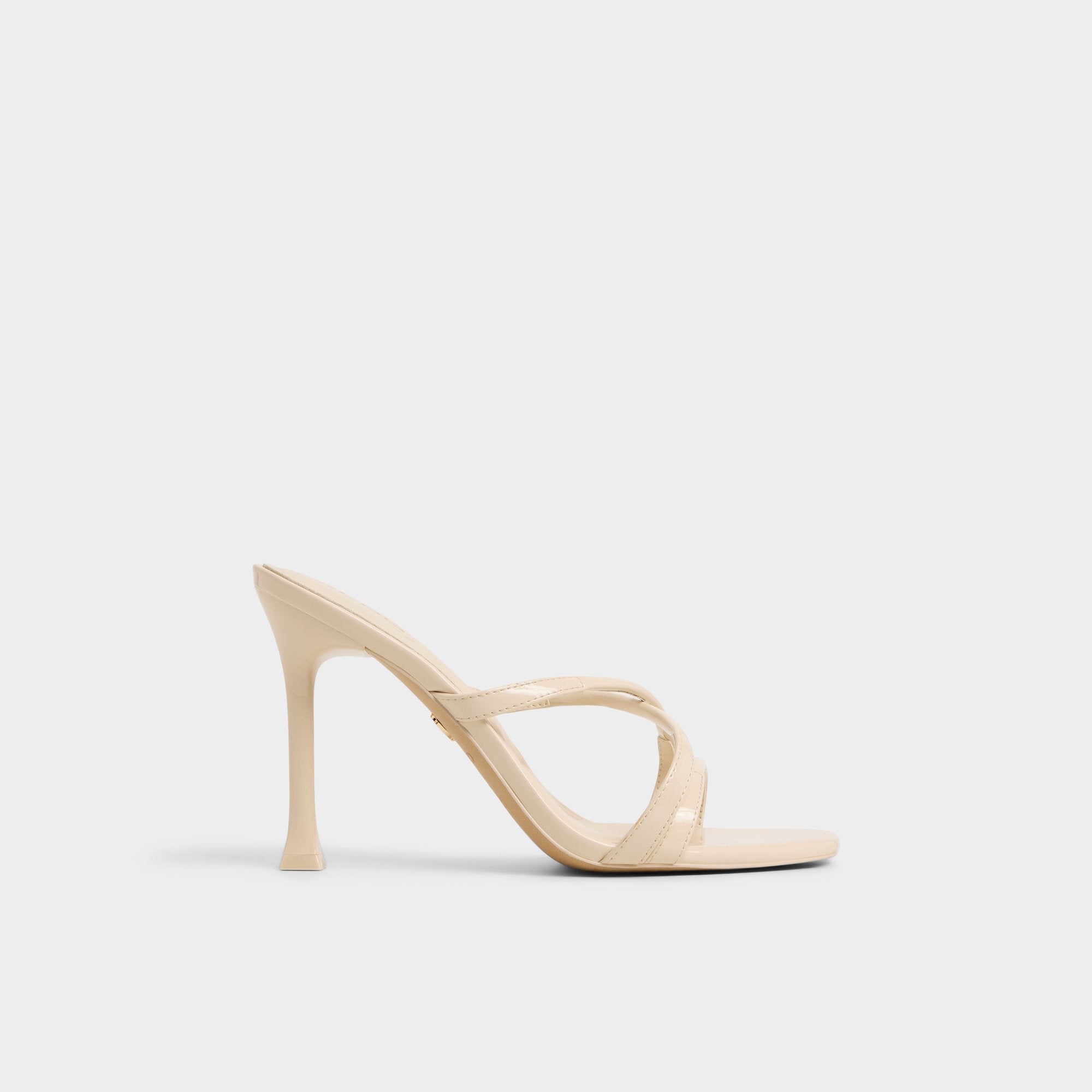 Velaia Light Beige Women's Heeled mules - Heeled mule, Stiletto heel